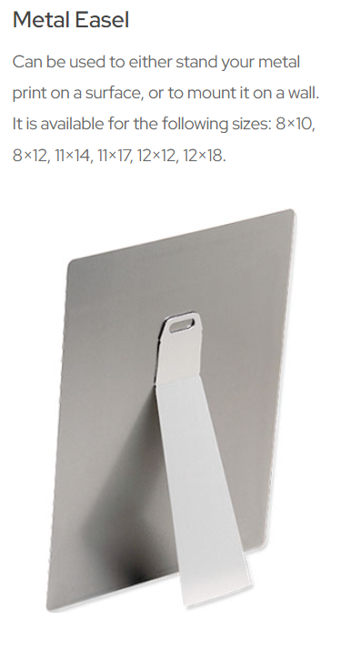 Metal Easel